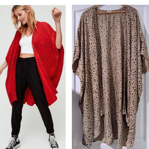 Aritzia Sunday Best | Aitken long open kimono in leopard